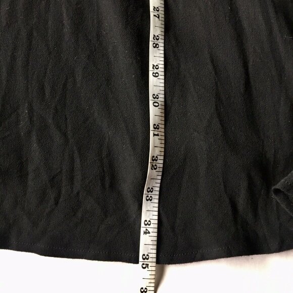 Cotton Candy LA Twirl Black Plunge Mini Flare Dress‎ Size M - Picture 6 of 8